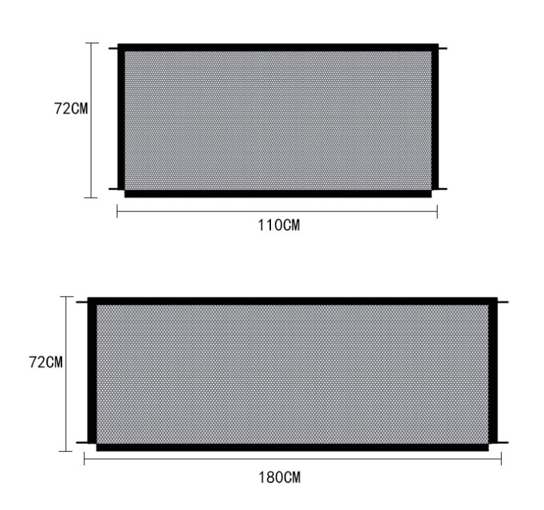 Pet Dog Fence Gate Safety Guard Isolation Fence Foldable