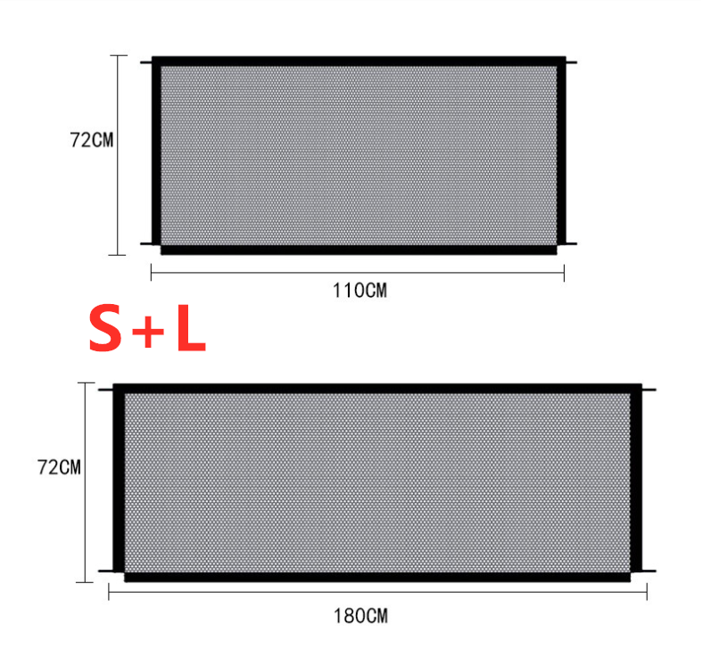 Pet Dog Fence Gate Safety Guard Isolation Fence Foldable